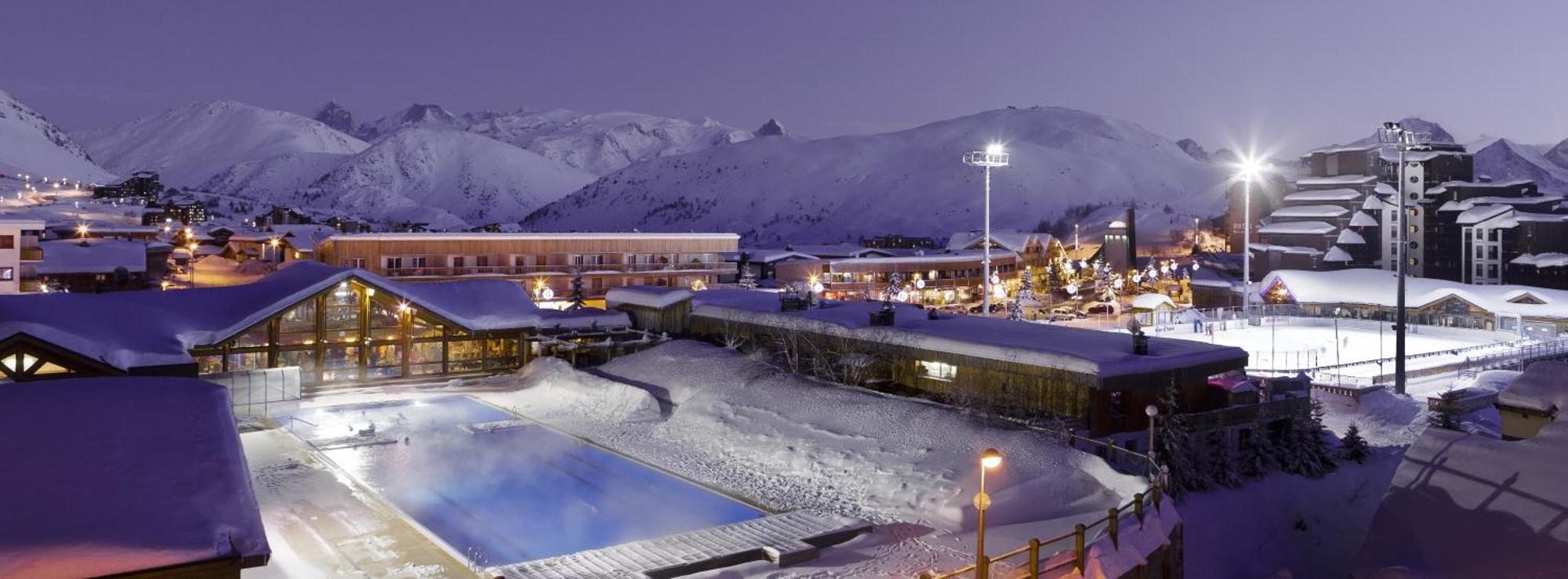 Chalet Alpe D'Huez 1850-Sea And Mountain Pleasure Avec 2 Appartements- 1 Appartement 3 Chambres 8 Couchages - 3 Salles D'Eau Et 1 Appartement 5 Chambres 12 Couchages 5 Salles D'Eau - Jacuzzi Et Sauna -Pieds Des Pistes Et Centre Exterior foto