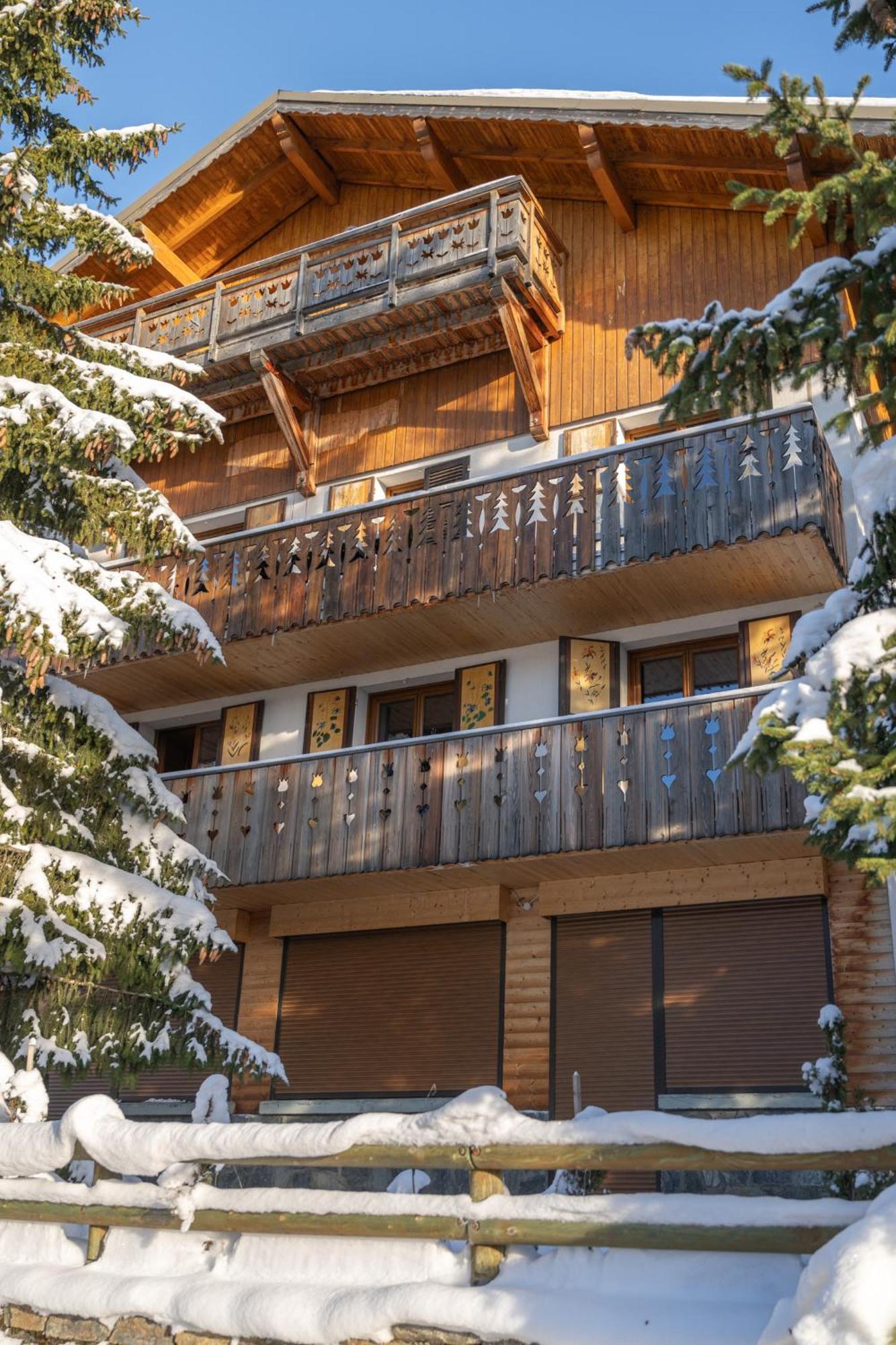 Chalet Alpe D'Huez 1850-Sea And Mountain Pleasure Avec 2 Appartements- 1 Appartement 3 Chambres 8 Couchages - 3 Salles D'Eau Et 1 Appartement 5 Chambres 12 Couchages 5 Salles D'Eau - Jacuzzi Et Sauna -Pieds Des Pistes Et Centre Exterior foto